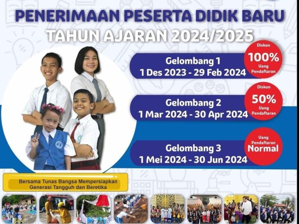 PENERIMAAN PESERTA DIDIK BARU SMA TUNAS BANGSA TAHUN PELAJARAN 2024/2025