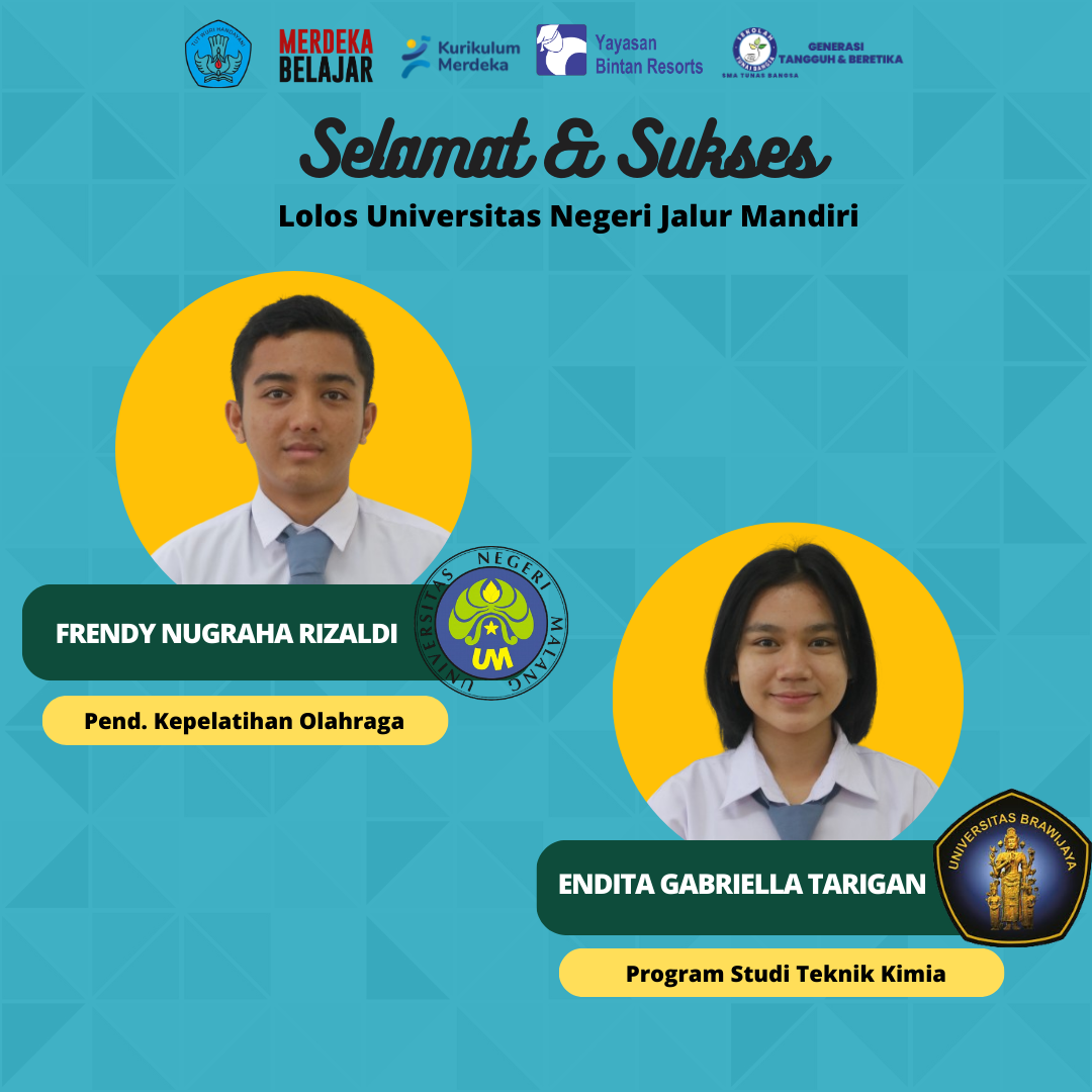 Selamat! Frendy dan Endita Lolos Seleksi Mandiri di Unversitas Ternama