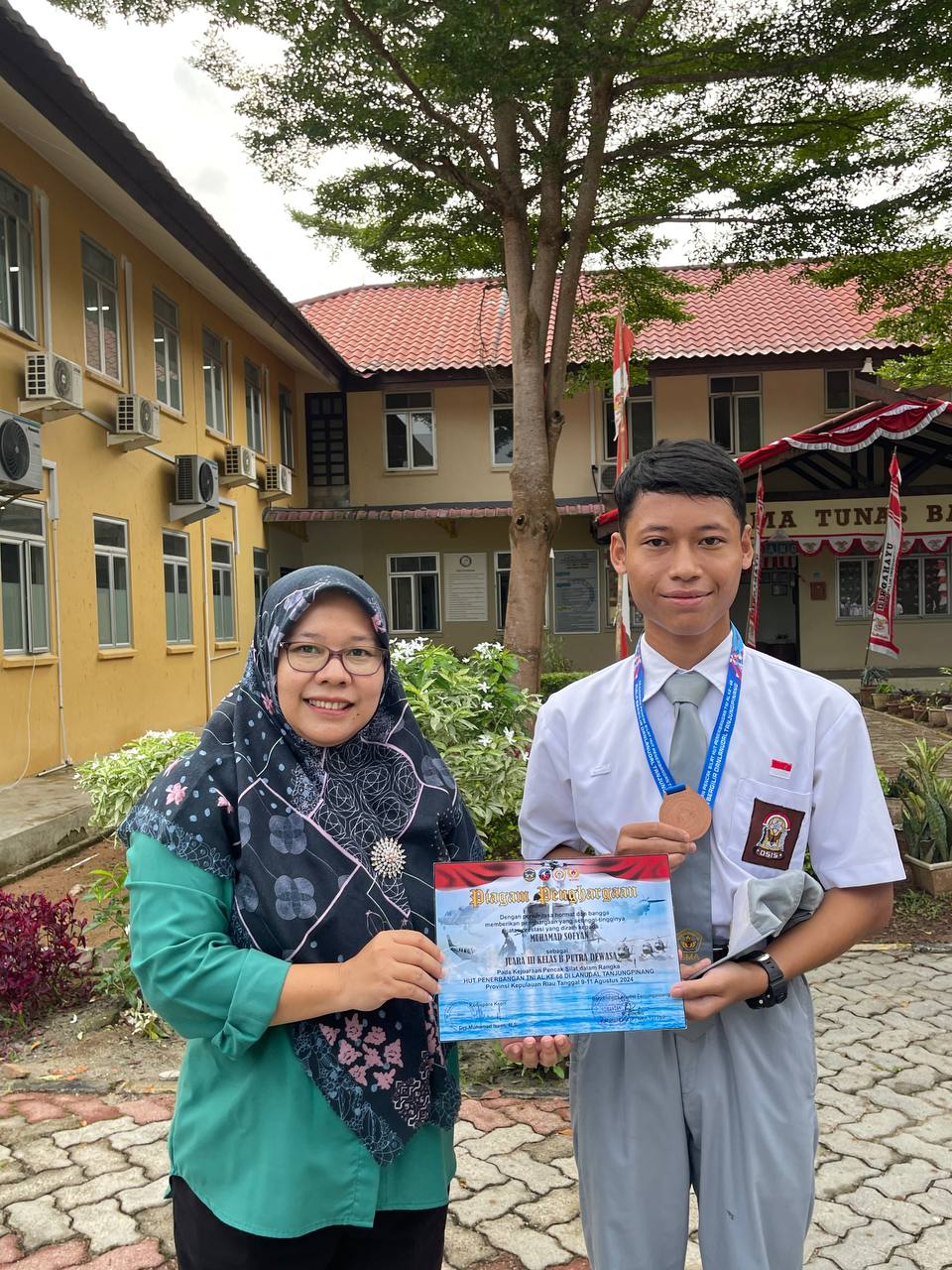 Muhammad Sofyan Raih Juara 3 dalam Kejuaraan Pencak Silat HUT Penerbangan TNI AL ke-68