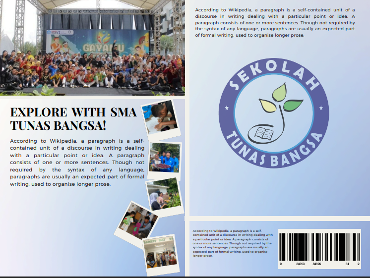 MAJALAH SMA TUNAS BANGSA KARYA NI MADE ANGGI (XI MURDOCH)